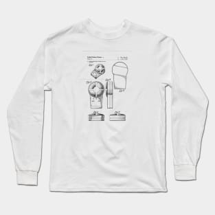 Pocket Simon | Patent Drawing Long Sleeve T-Shirt